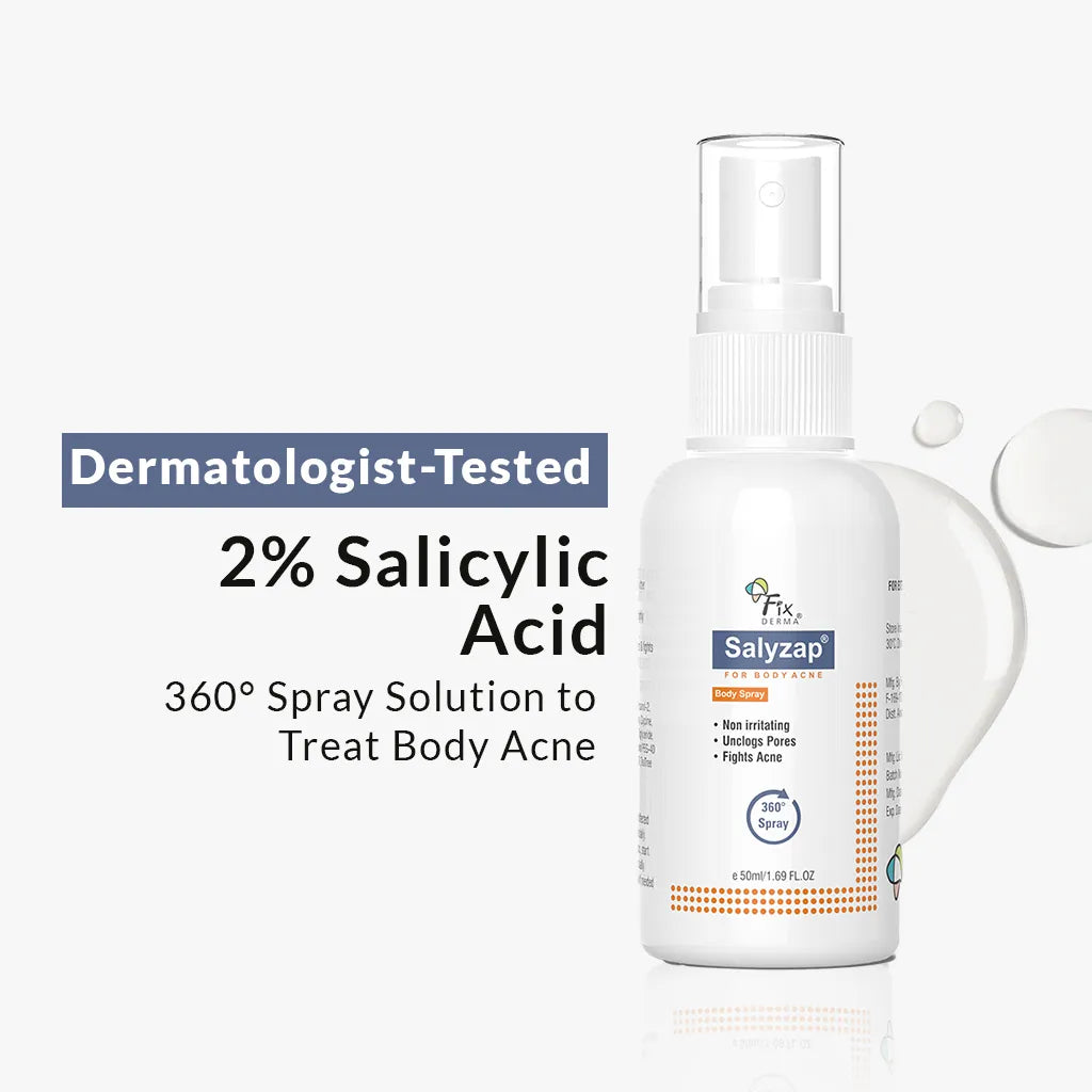 【Fixderma】 Salyzap Spray for Body Acne｜サリザップ ボディスプレー｜50ml