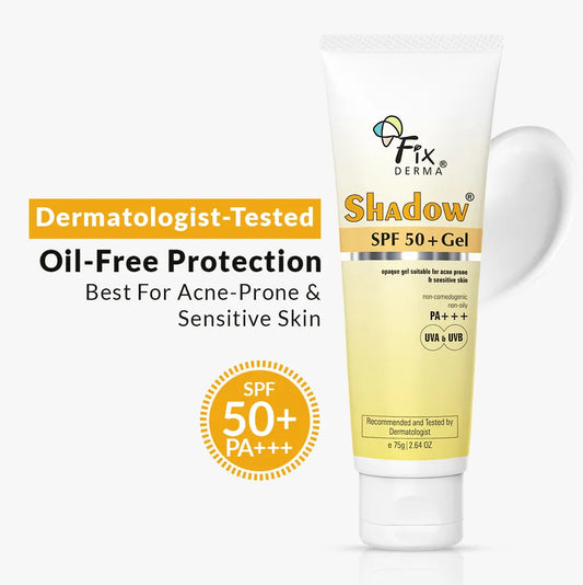 【Fixderma】 Shadow SPF 50+ Gel Sunscreen｜シャドウ SPF50+ ジェルサンスクリーン｜75g