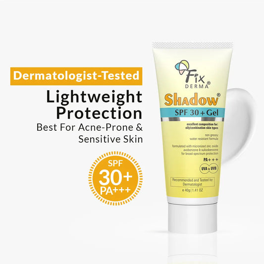 【Fixderma】 Shadow SPF 30+ Gel Sunscreen 40g｜シャドウ SPF30+ ジェルサンスクリーン｜40g