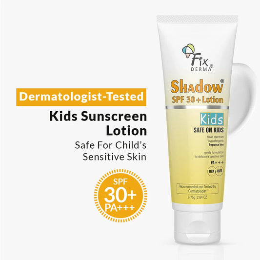 【Fixderma】 Shadow Kids SPF 30+ Lotion｜シャドウ キッズ SPF30+ ローション｜75g