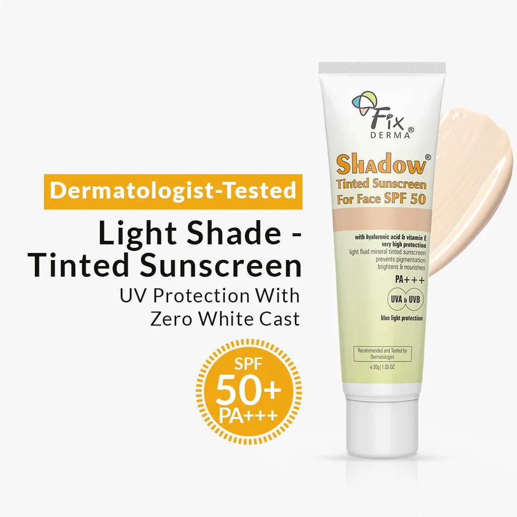【Fixderma】 Shadow SPF 50+ Tinted Sunscreen｜シャドウ SPF50+ ティンテッド サンスクリーン｜Deep