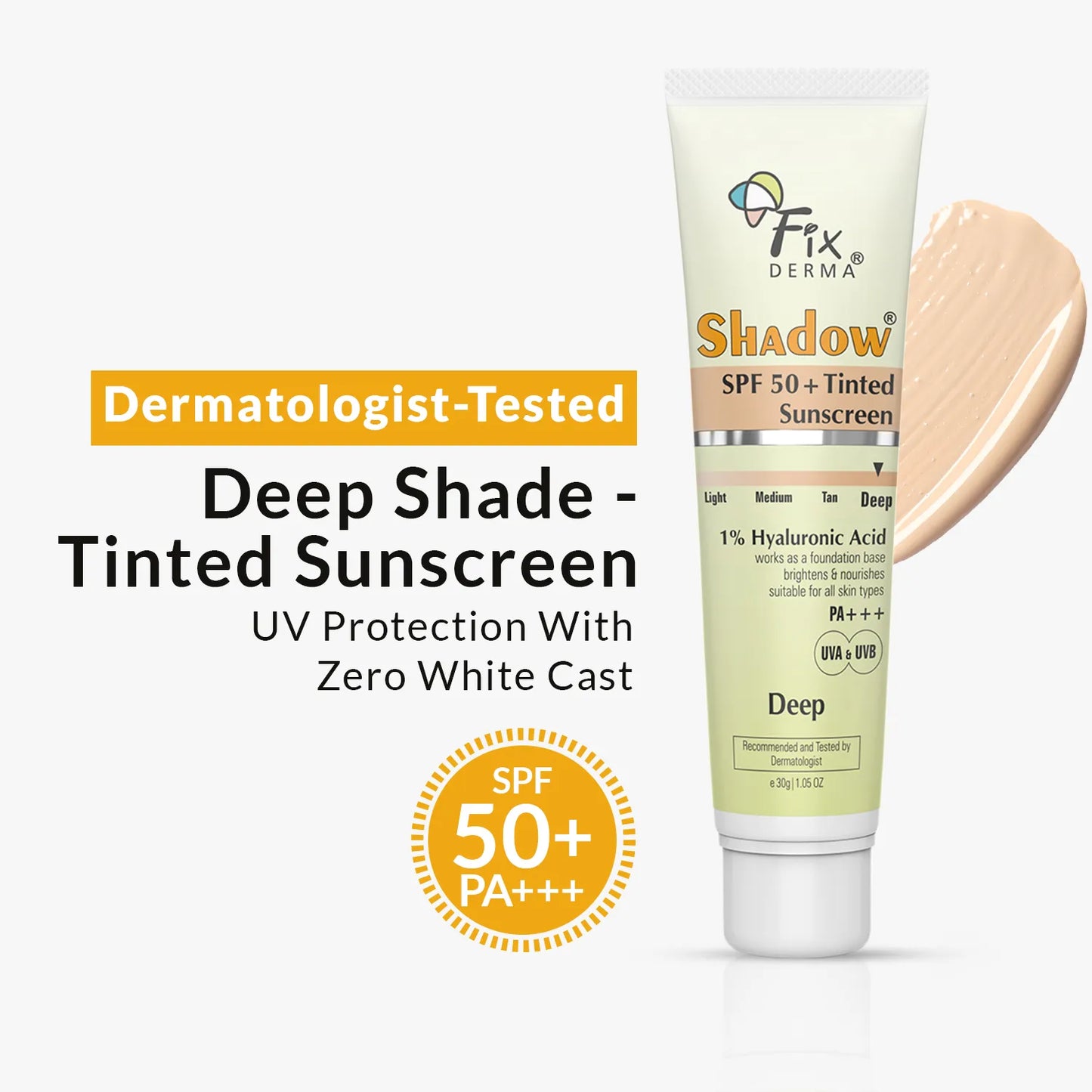 Shadow SPF 50+ Tinted Sunscreen Tan