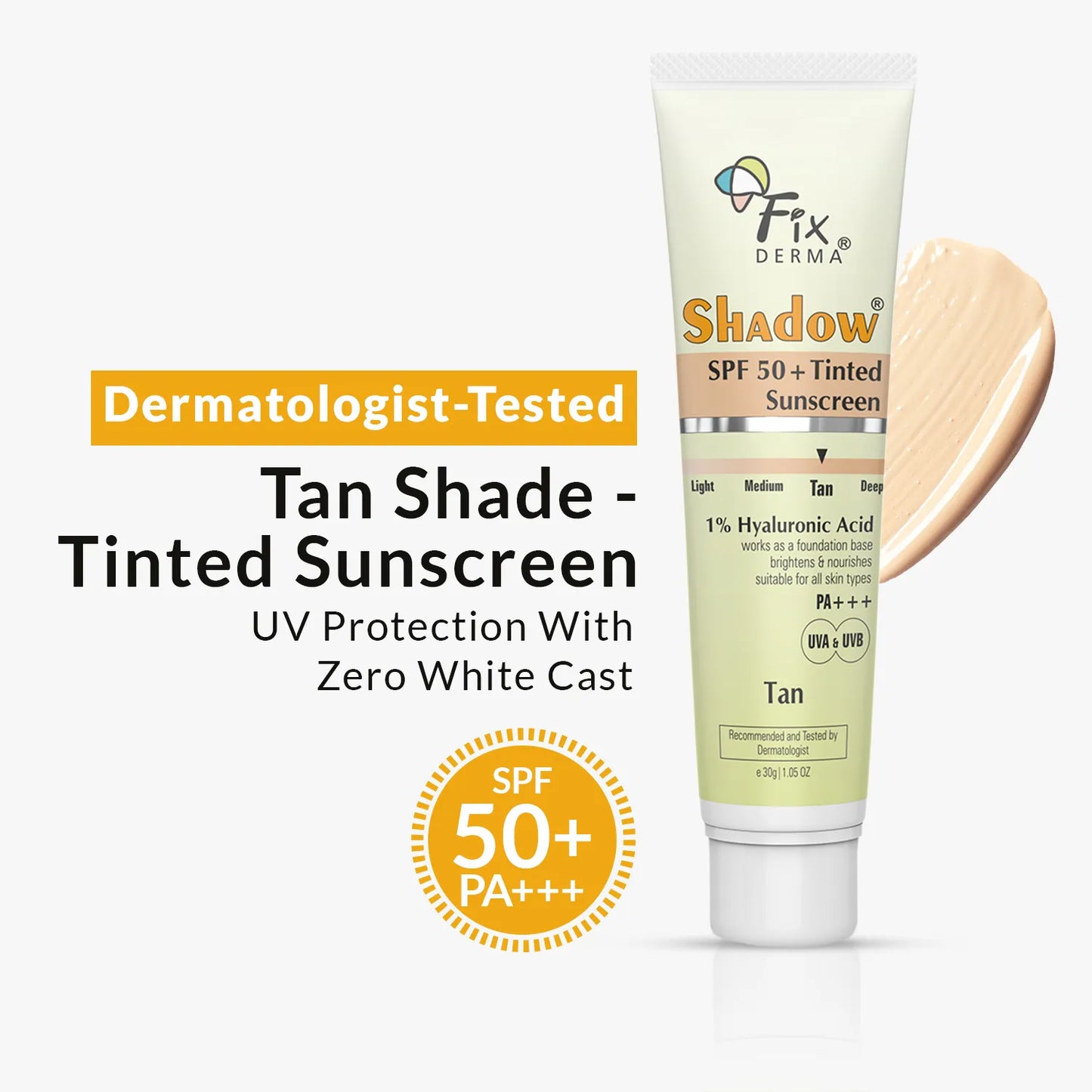 Shadow SPF 50+ Tinted Sunscreen Medium