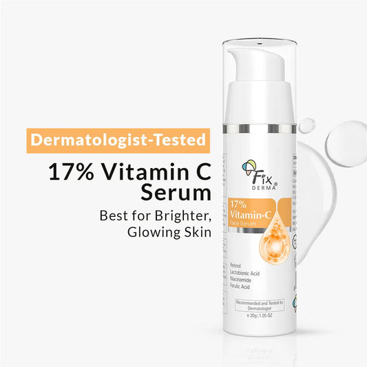 【Fixderma】 17% Vitamin C Face Serum｜ビタミンC 17% フェイスセラム｜30g