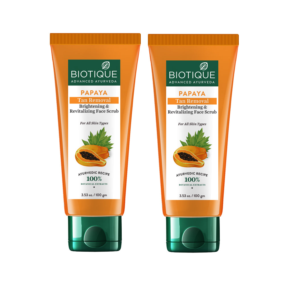 PAPAYA Tan Removal Brightening & Revitalizing Face Scrub