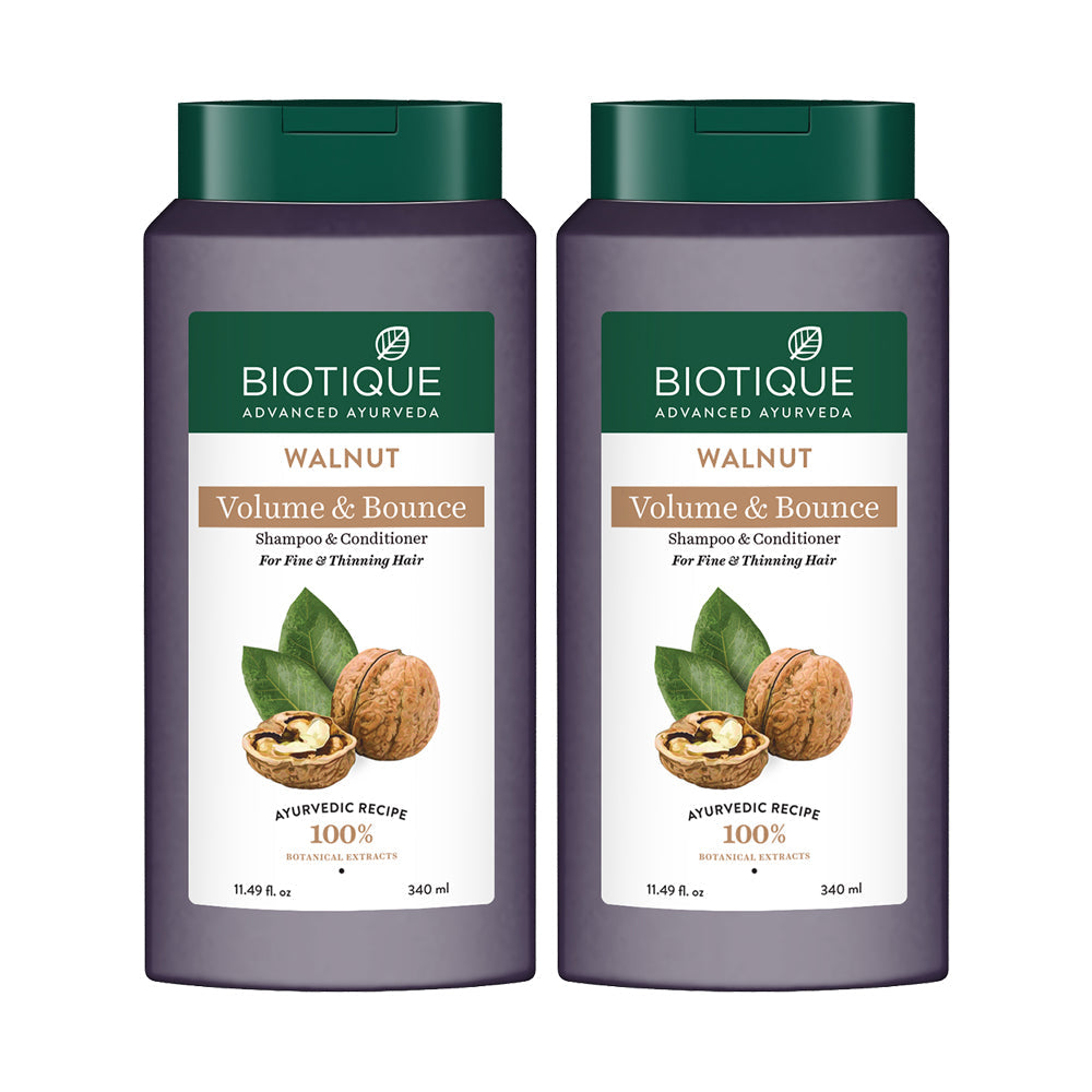 Walnut Volume & Bounce Shampoo and Conditioner