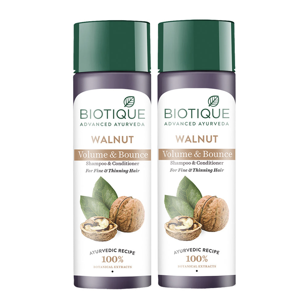 Walnut Volume & Bounce Shampoo and Conditioner
