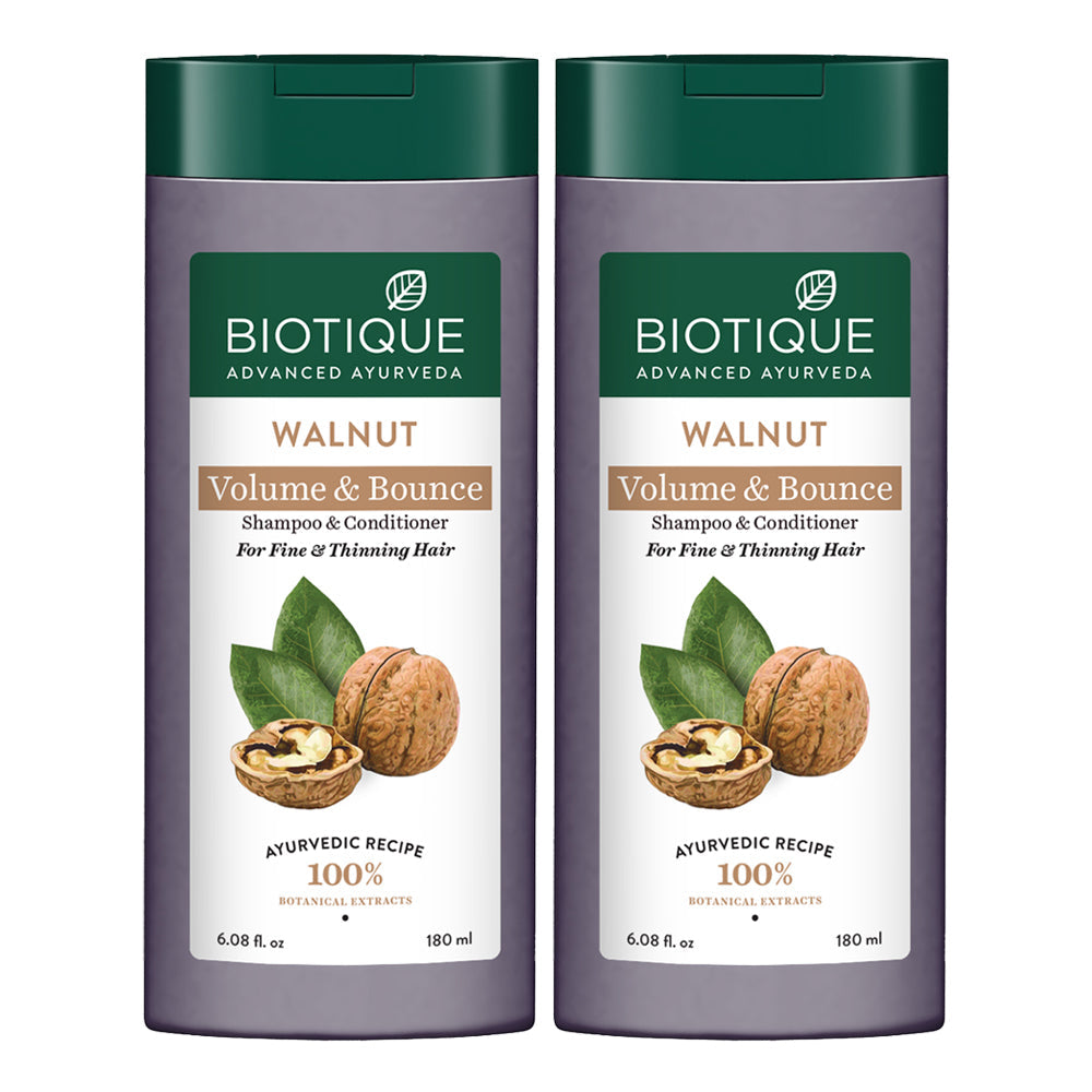 Walnut Volume & Bounce Shampoo and Conditioner