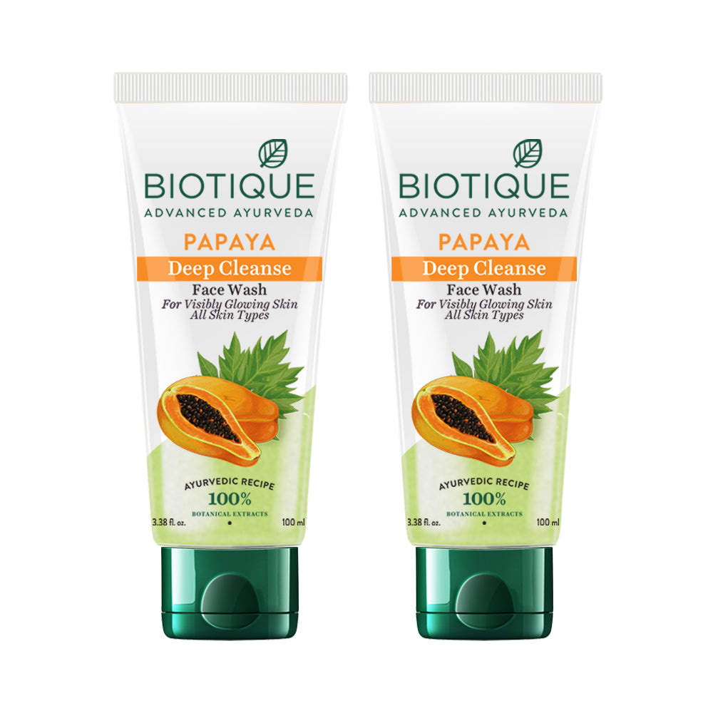 Papaya Deep Cleanse Face Wash 100ml×2本セット