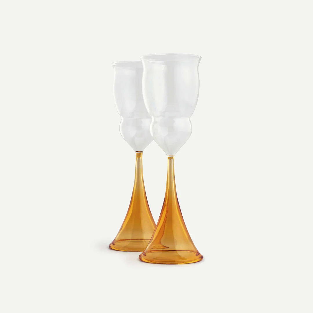 PERICO CHAMPAGNE FLUTES (SET OF 2) 6.8(幅) x 6.8(奥行) x 20.7(高さ)／直径: 6.8