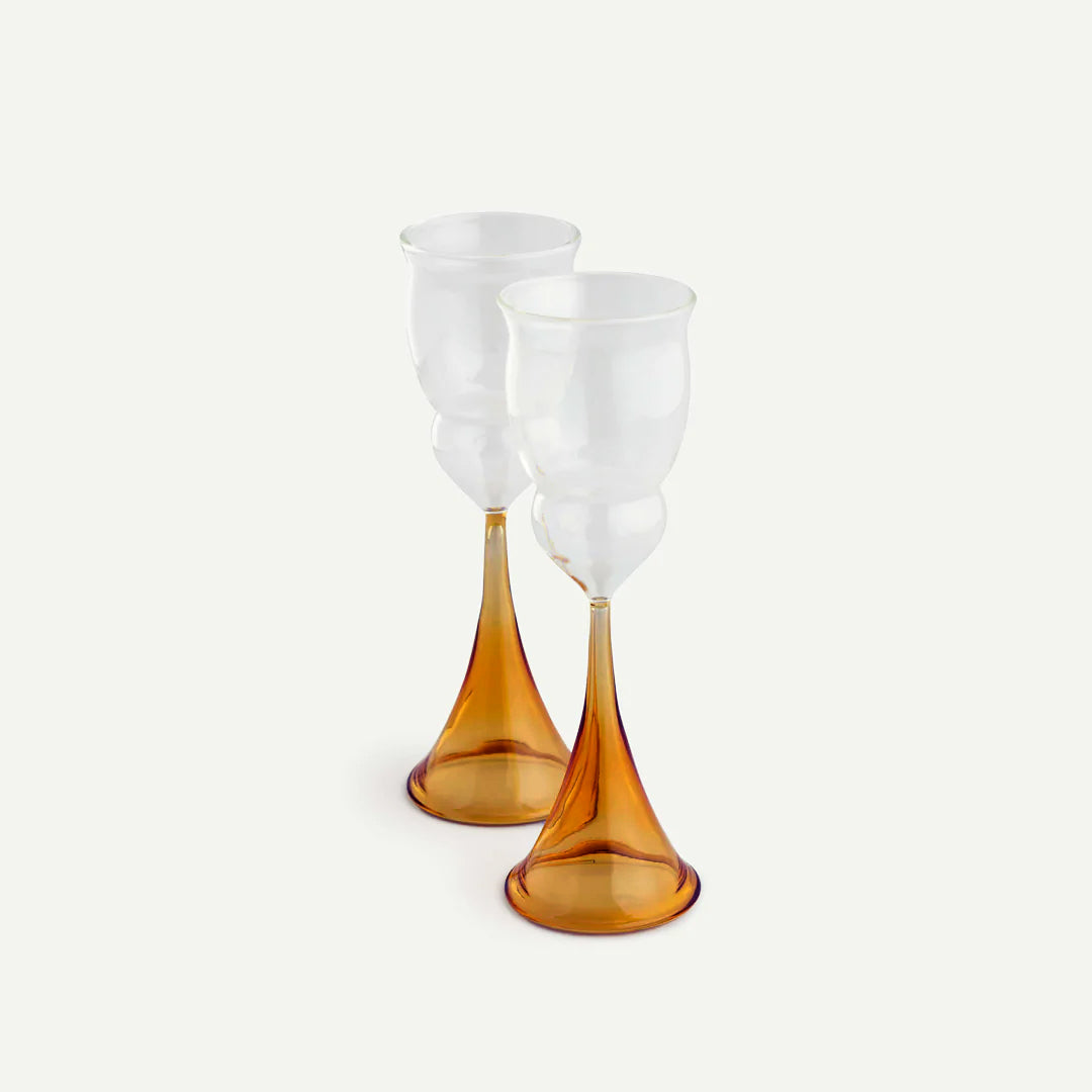PERICO CHAMPAGNE FLUTES (SET OF 2) 6.8(幅) x 6.8(奥行) x 20.7(高さ)／直径: 6.8