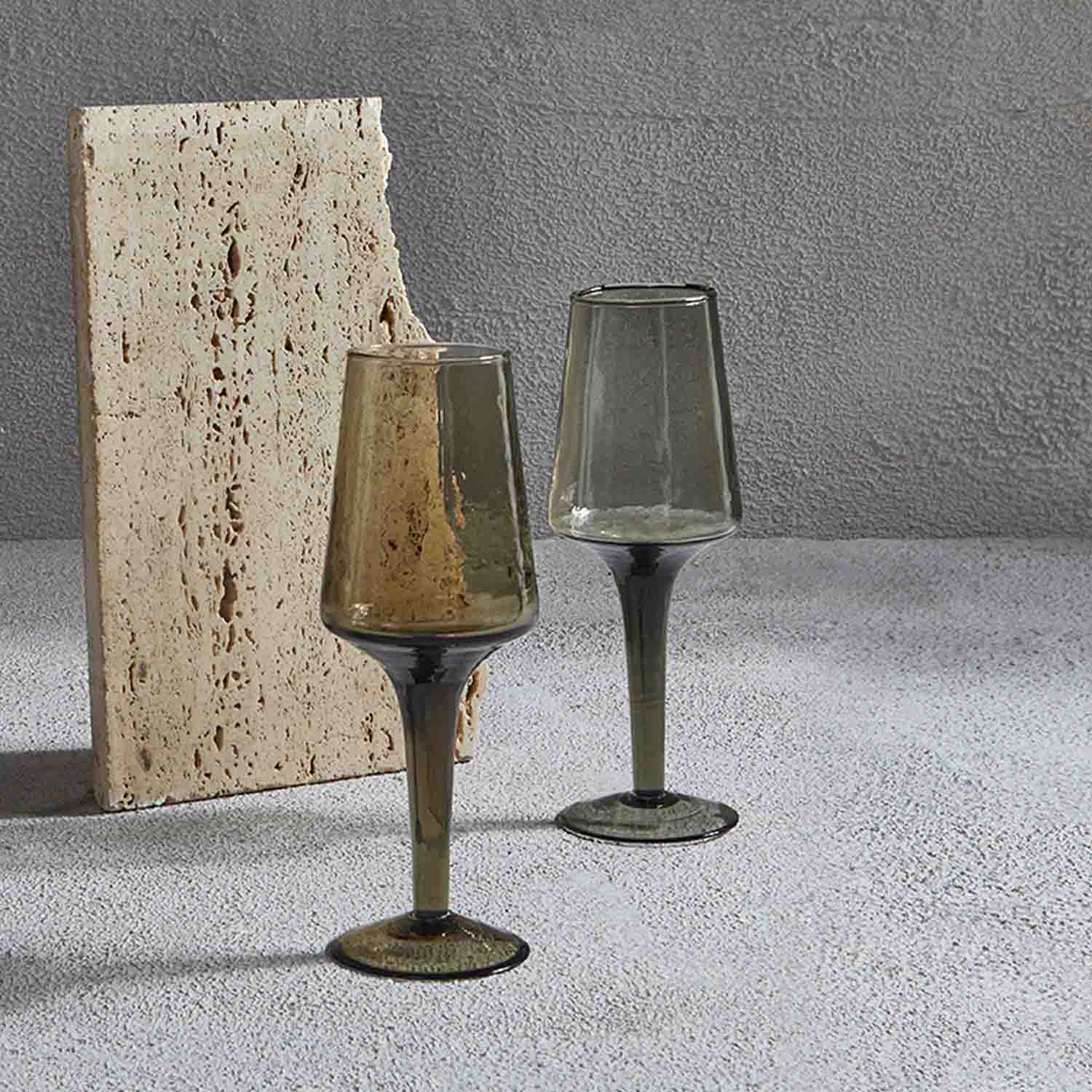 VICTORIA WINE GLASS (SET OF 2) 23.7(L) x 23.7(B) x 23.3(H); 直径: 23.7