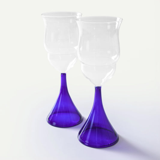 WAFT GLASSES (SET OF 2) 8.3(L) x 8.3(B) x 21.1(H); 直径: 8.3