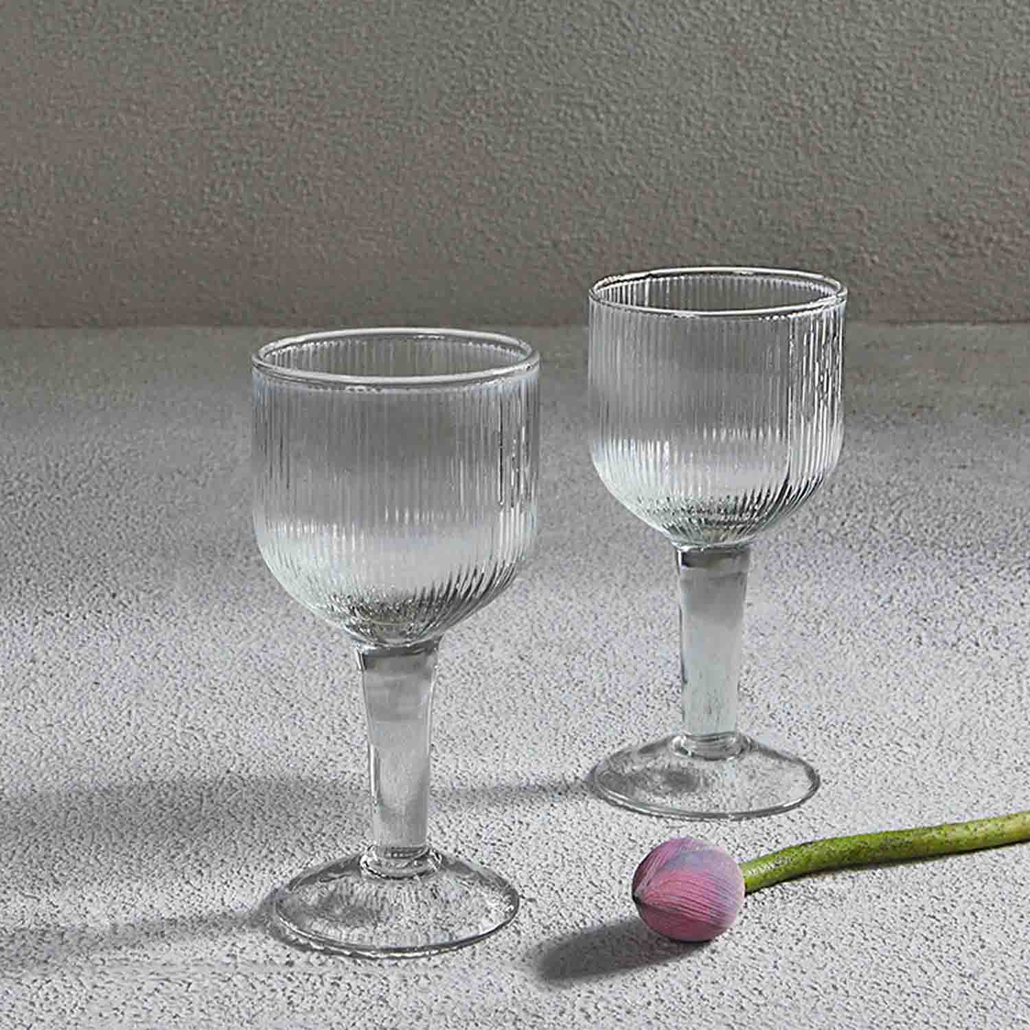 PURO ENCANTO GLASSES (SET OF 2) 10.5(長) x 10.5(幅) x 19.2(高)；直径: 10.5