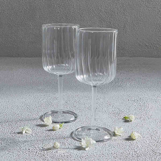 ELAN WINE GLASS (SET OF 2) 8(L) x 8(B) x 22(H); 直径: 8