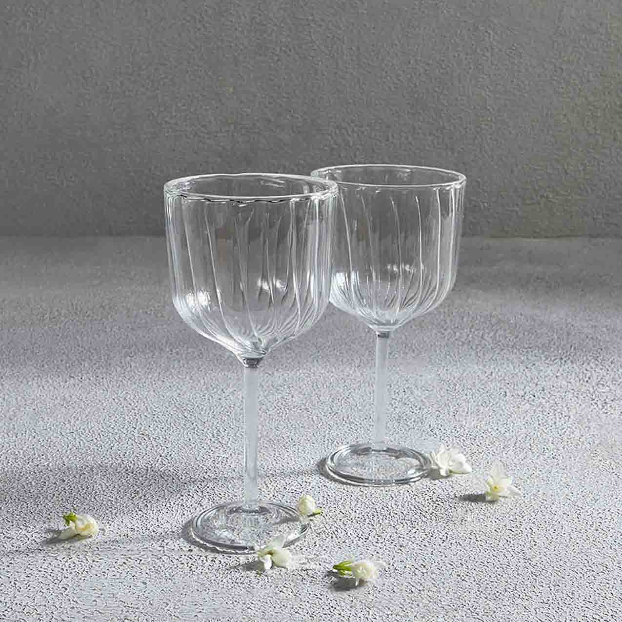 ELAN SMALL WINE GLASS (SET OF 2) 9.8(L) x 9.8(B) x 20(H); 直径: 9.8