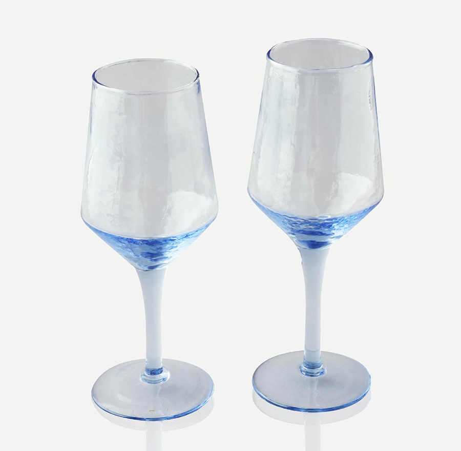GALLIVANTE GLASSES (SET OF 6) 9.3(L) x 9.3(B) x 23.4(H); 直径: 9.3