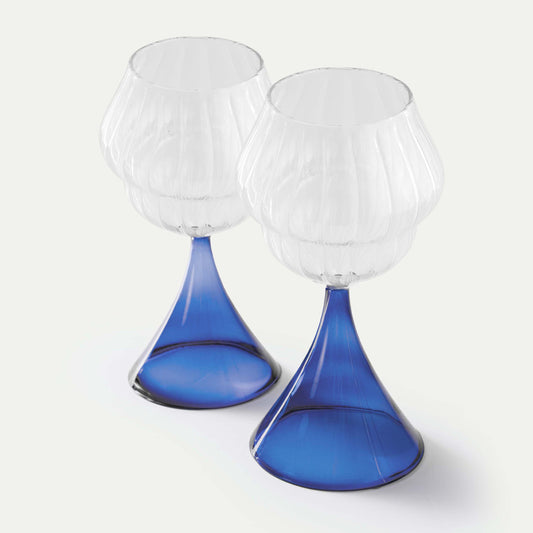 ELYSIAN GLASSES (SET OF 2) 10.5(L) x 10.5(B) x 20(H); 直径: 10.5