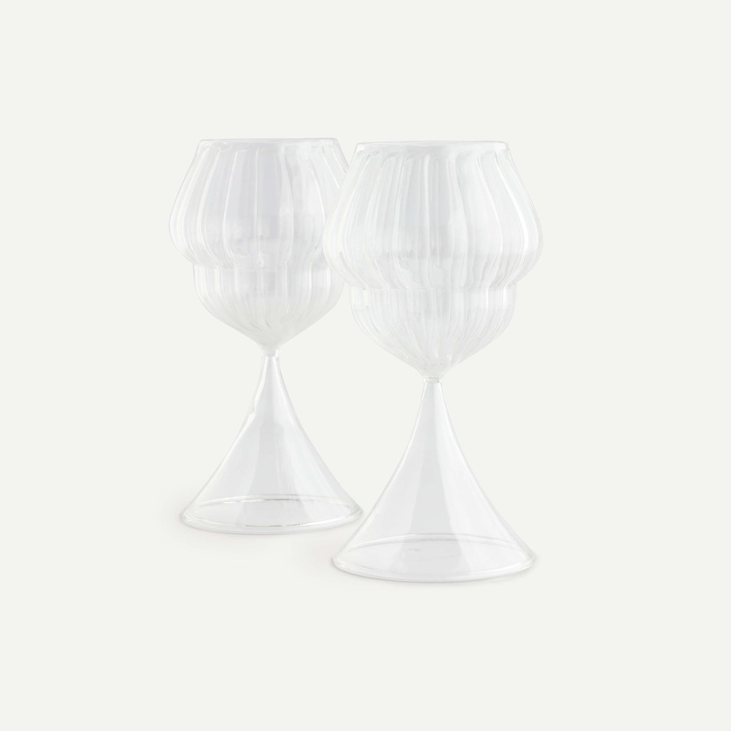 TAILORBIRD WINE GLASSES (SET OF 2) 10.5(長さ) x 10.5(幅) x 19.7(高さ); 直径: 10.5