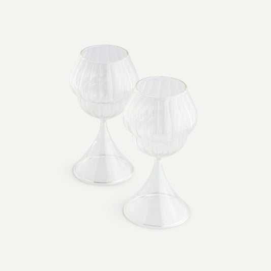 TAILORBIRD WINE GLASSES (SET OF 2) 10.5(長さ) x 10.5(幅) x 19.7(高さ); 直径: 10.5