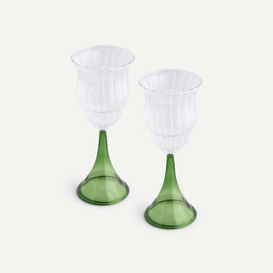 PAVONA WINE GLASSES (SET OF 2) 8.5(幅) x 8.5(奥行) x 21.3(高さ)／直径: 8.5