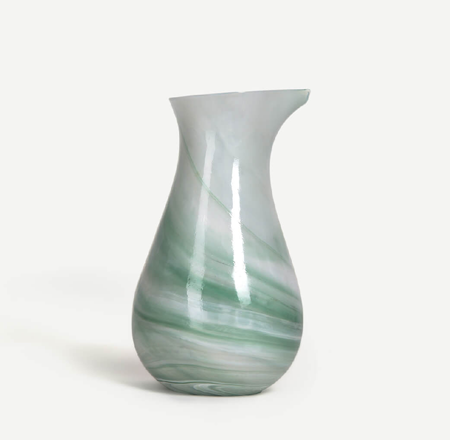 CAPRICA NILE PITCHER 12.8(幅) x 12.8(奥行) x 22.4(高さ)／直径: 12.8