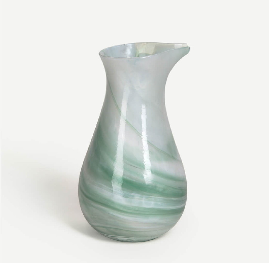 CAPRICA NILE PITCHER 12.8(幅) x 12.8(奥行) x 22.4(高さ)／直径: 12.8