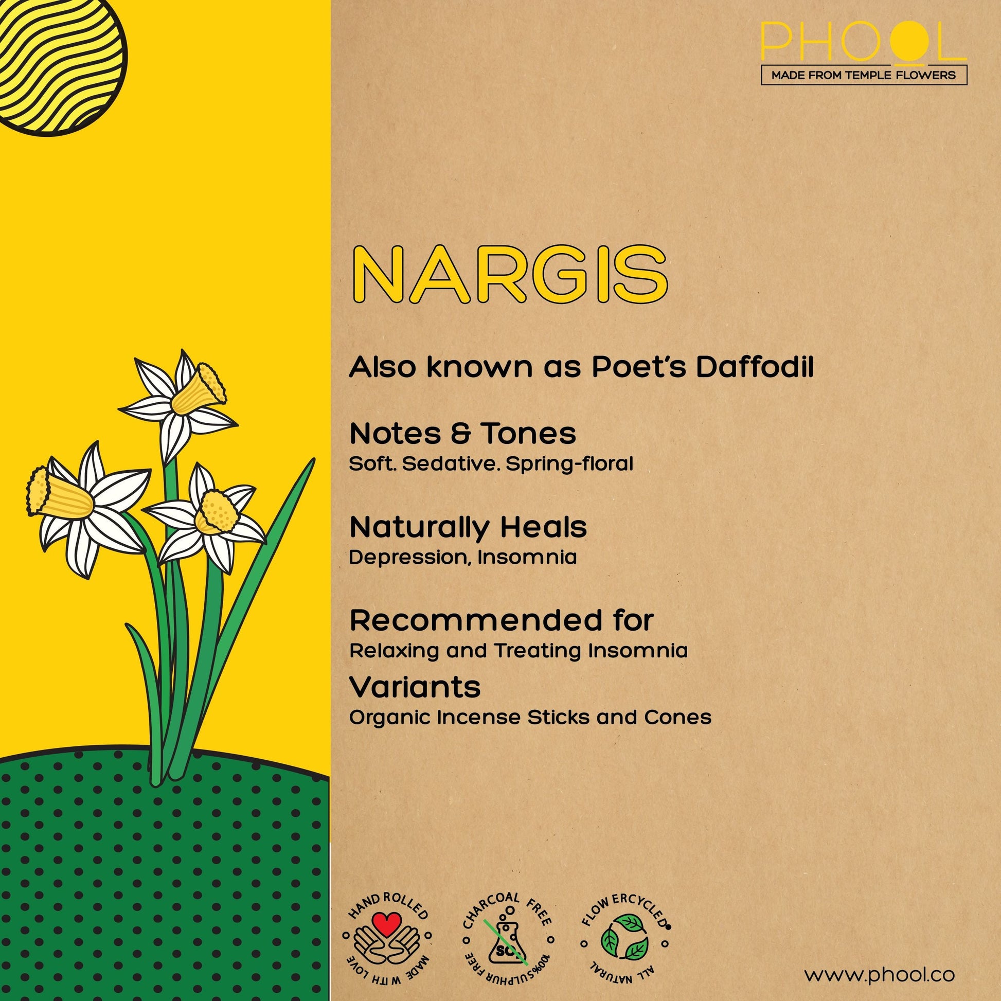 Natural Incense Sticks - Nargis
