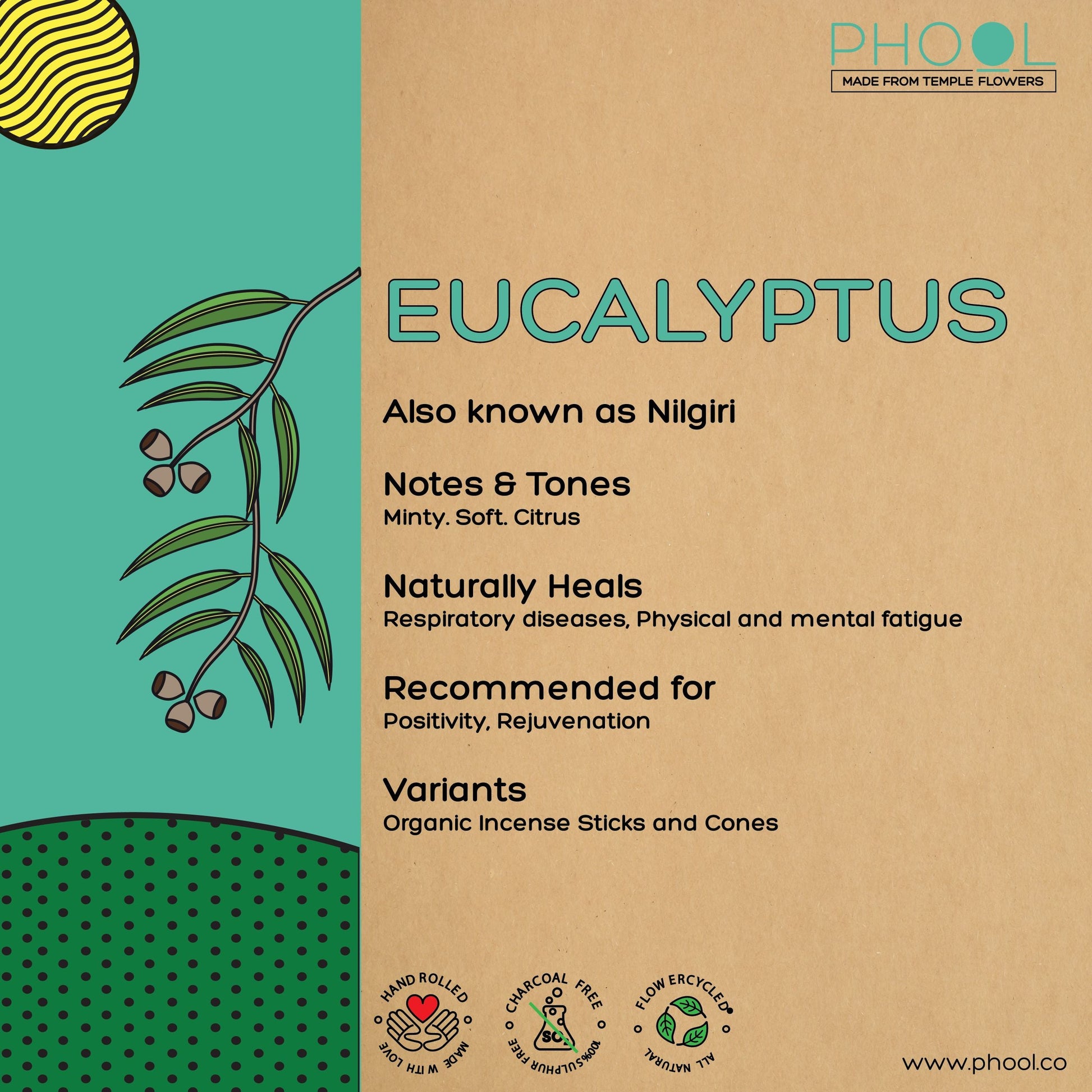 Natural Incense Sticks - Eucalyptus