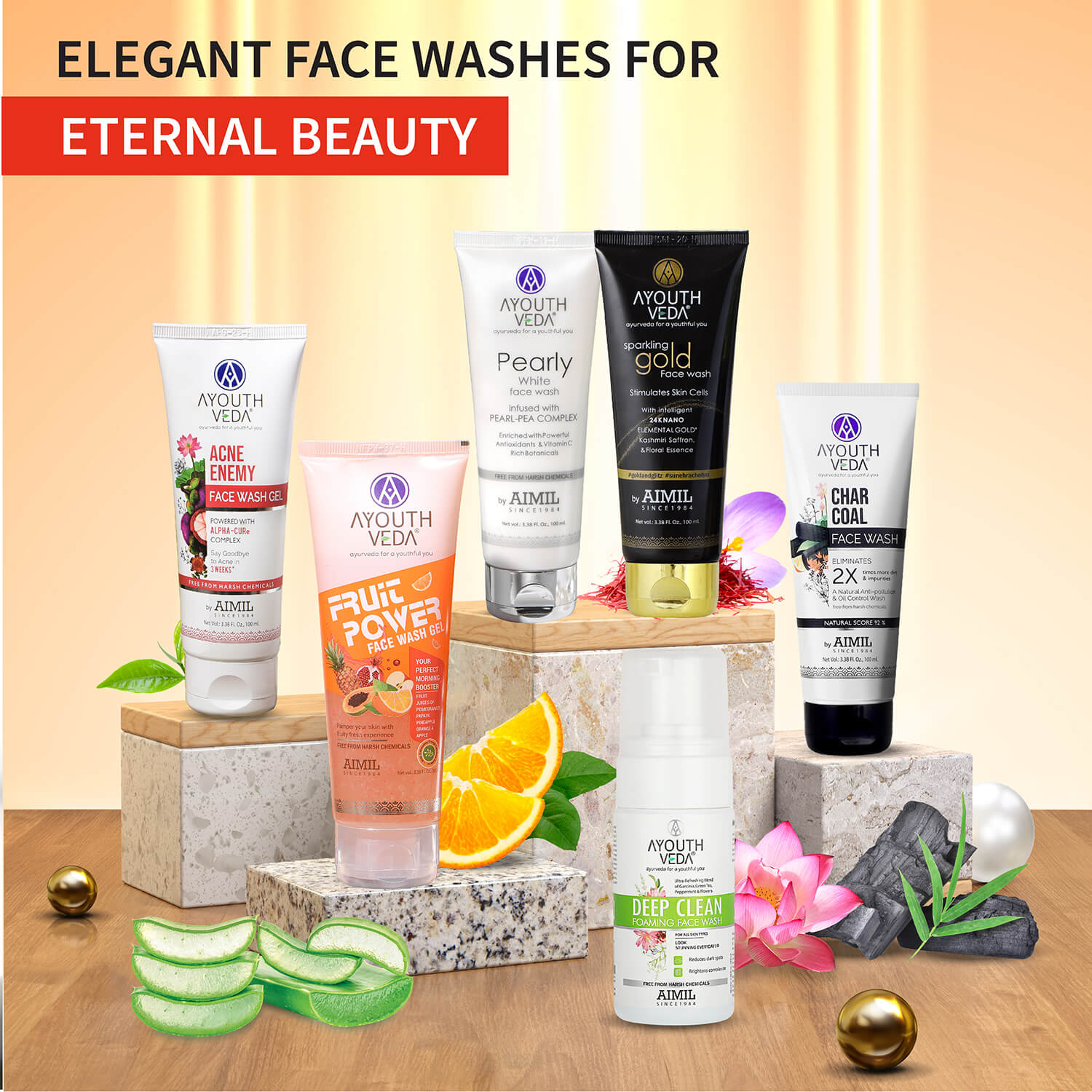 Fruit Power Face Wash Gel | With 5 Fruit Juices, Aloe Vera & Coconut Water | Refreshing Cleanser That Removes Dirt, Improves Skin Texture & Natural Glow | For All Skin Types | Net Qty - 100ml - Single 100ml