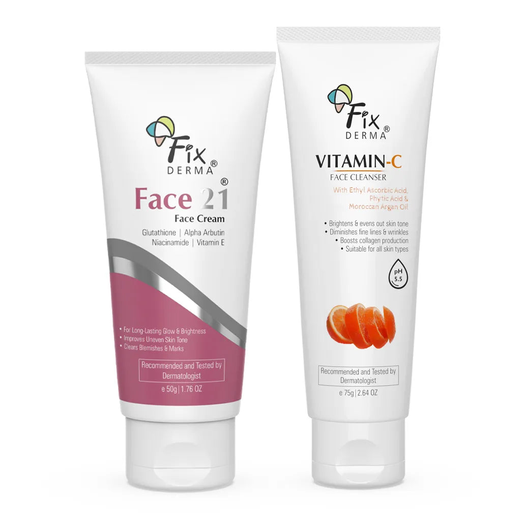Vitamin C Face Wash and Face 21 Cream Combo
