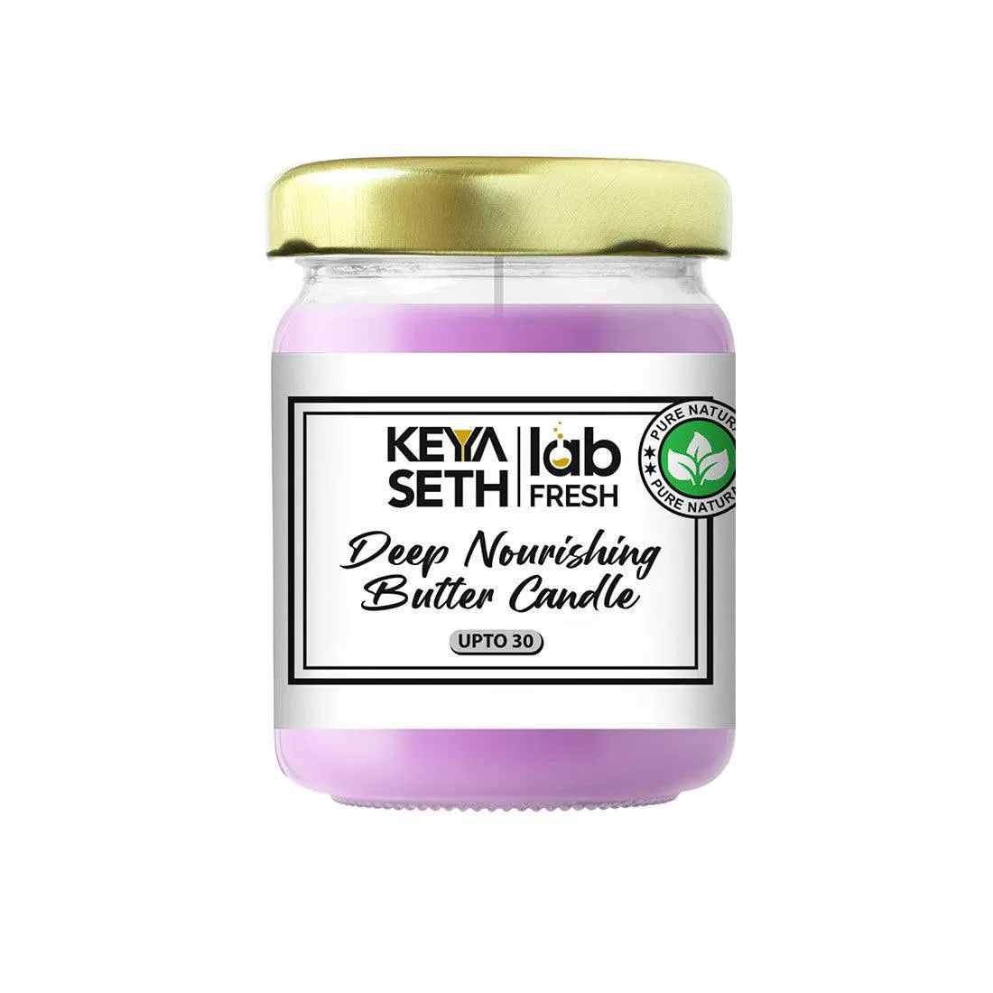 Lab Fresh Deep Nourishing Butter Candle - Upto 30 Enriched with Jojoba & Neroli Oil, Prevents Stretch Marks, Fine Lines, Wrinkles, Dry & Mature Skin 1g