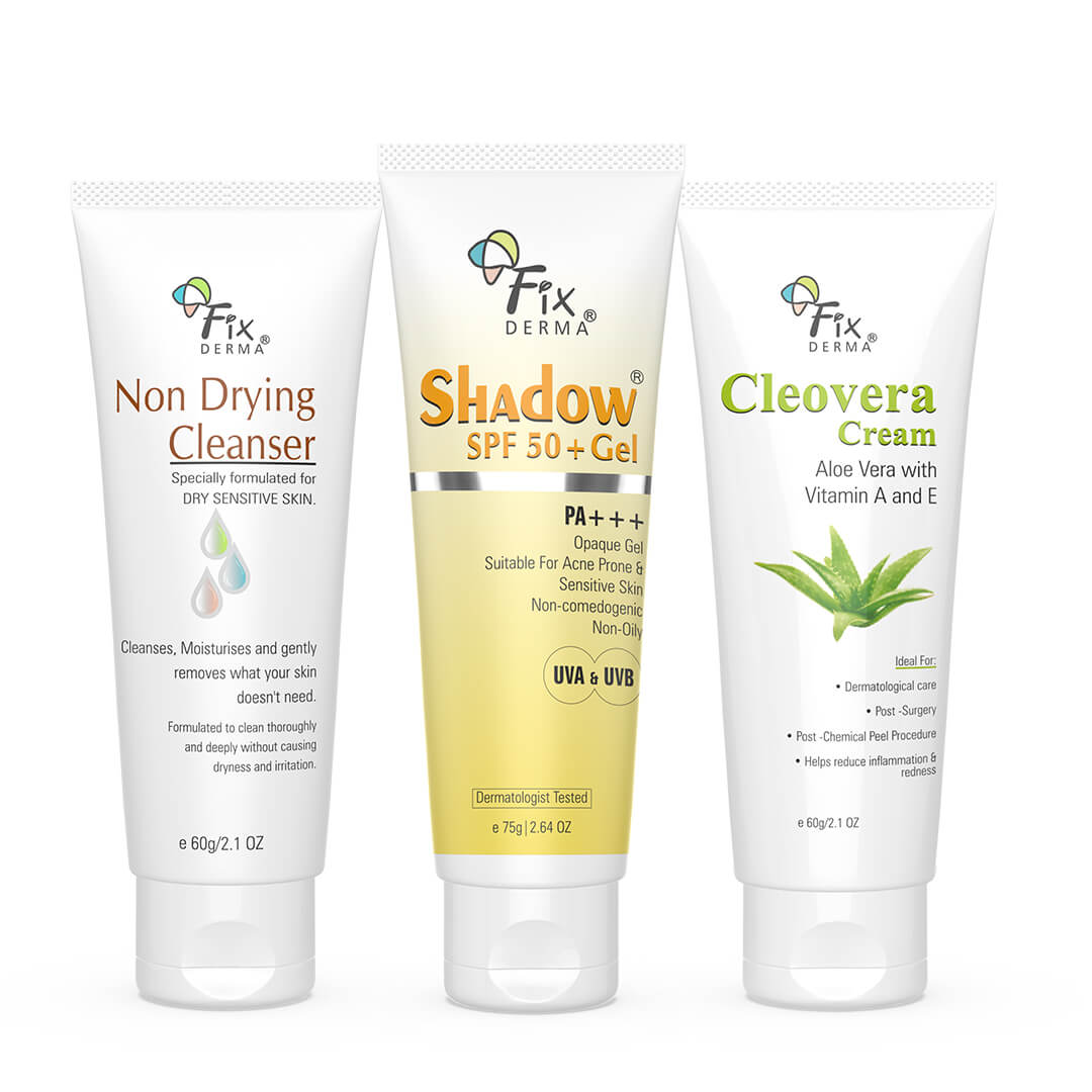 Shadow Sunscreen SPF 50+ Non Drying Cleanser + Cleovera Cream
