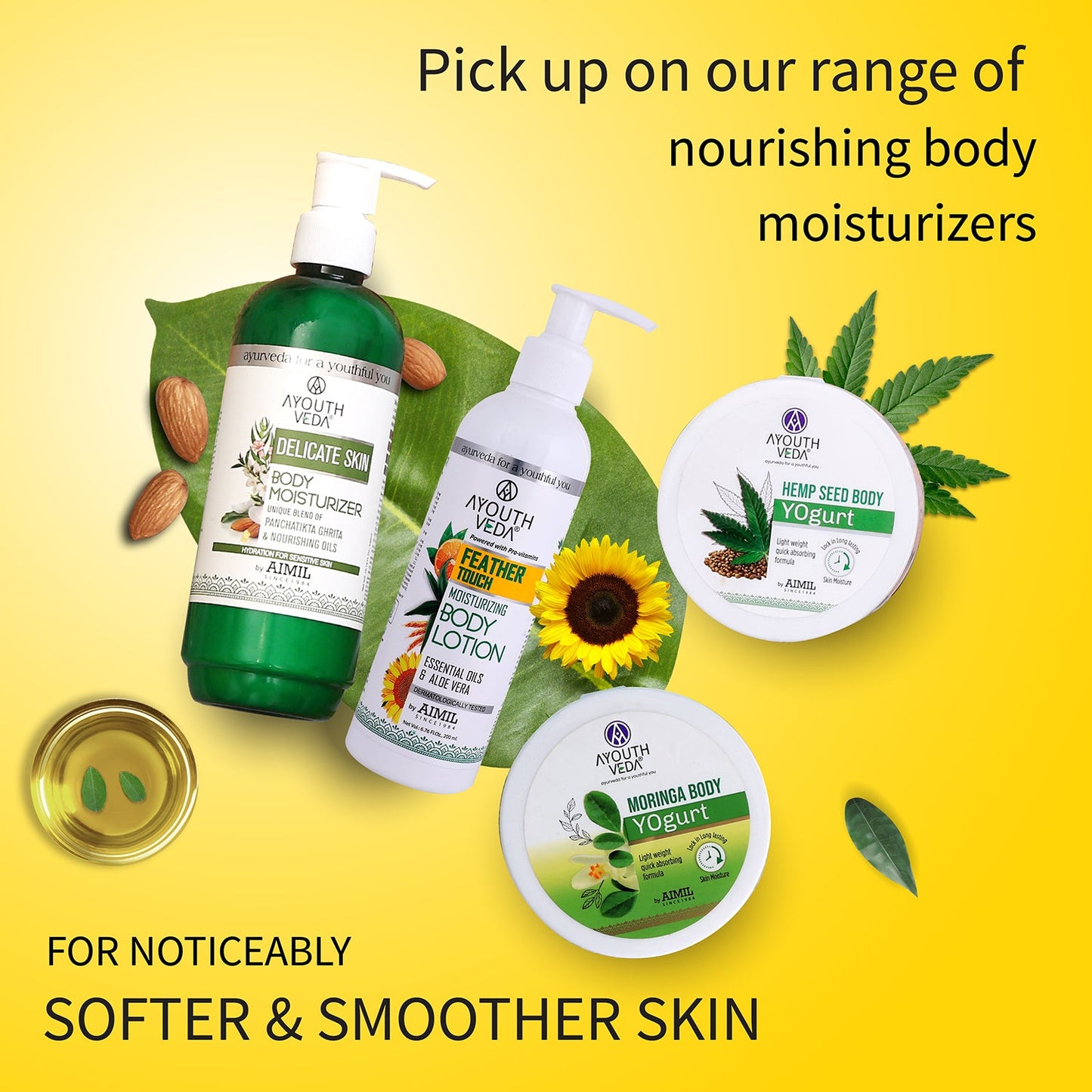Feather Touch Moisturizing Body Lotion With Aloe vera (Net Qty- 200ml) 200ml