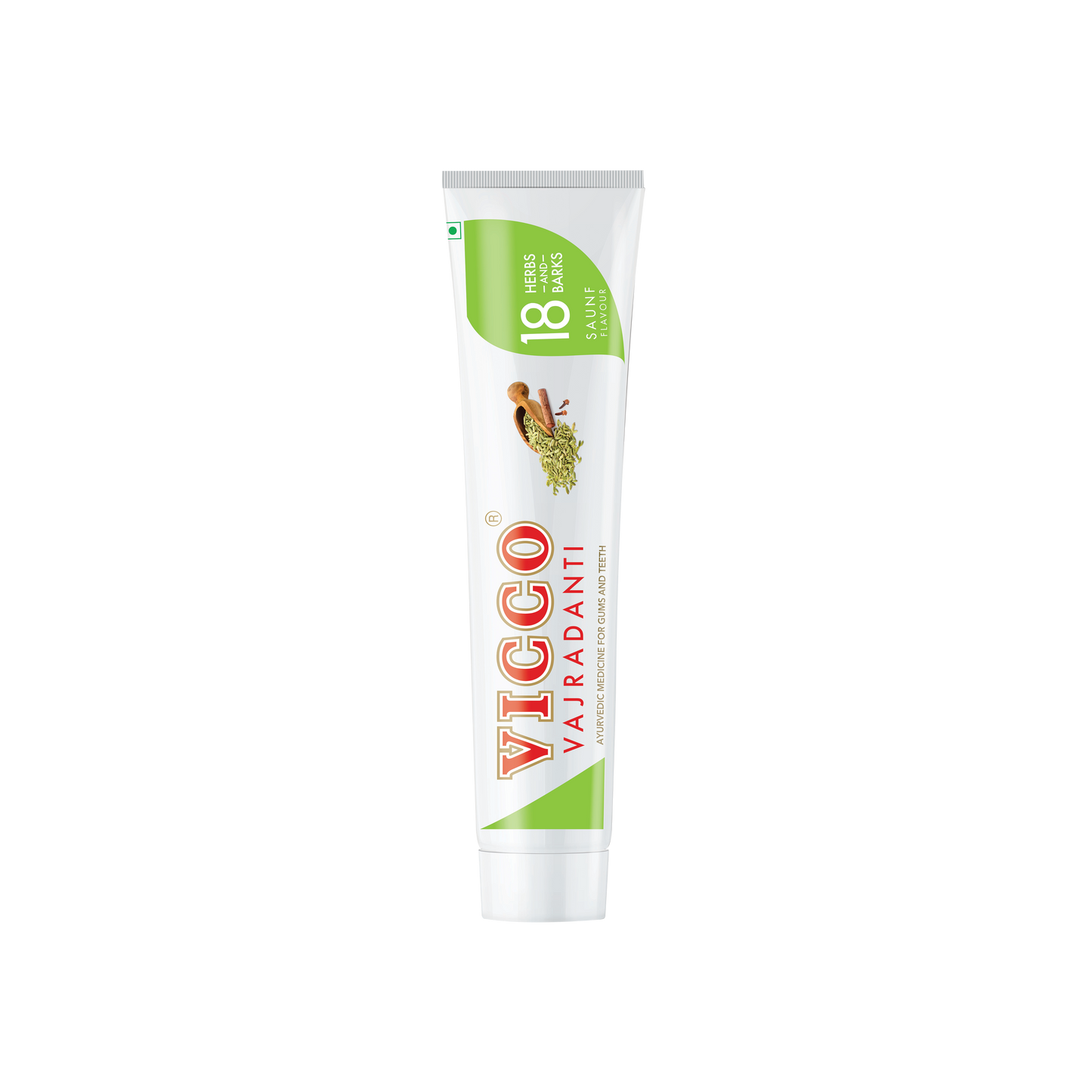 【Vicco】 Vajradanti Saunf Flavour Paste｜ヴァジュラダンティ ペースト（ソーンフ/フェンネル味）｜40g