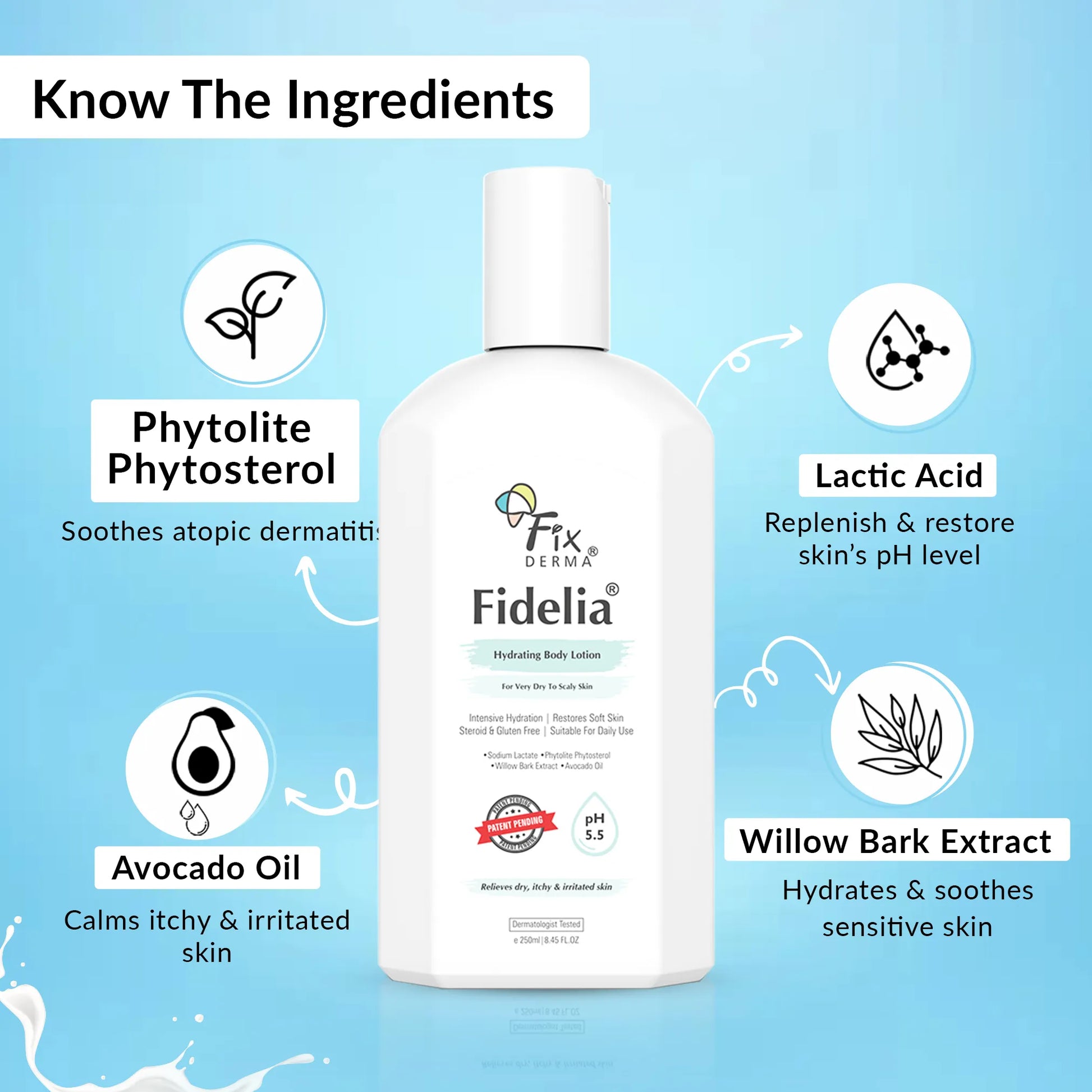 Fidelia Hydrating Body Lotion 250ml