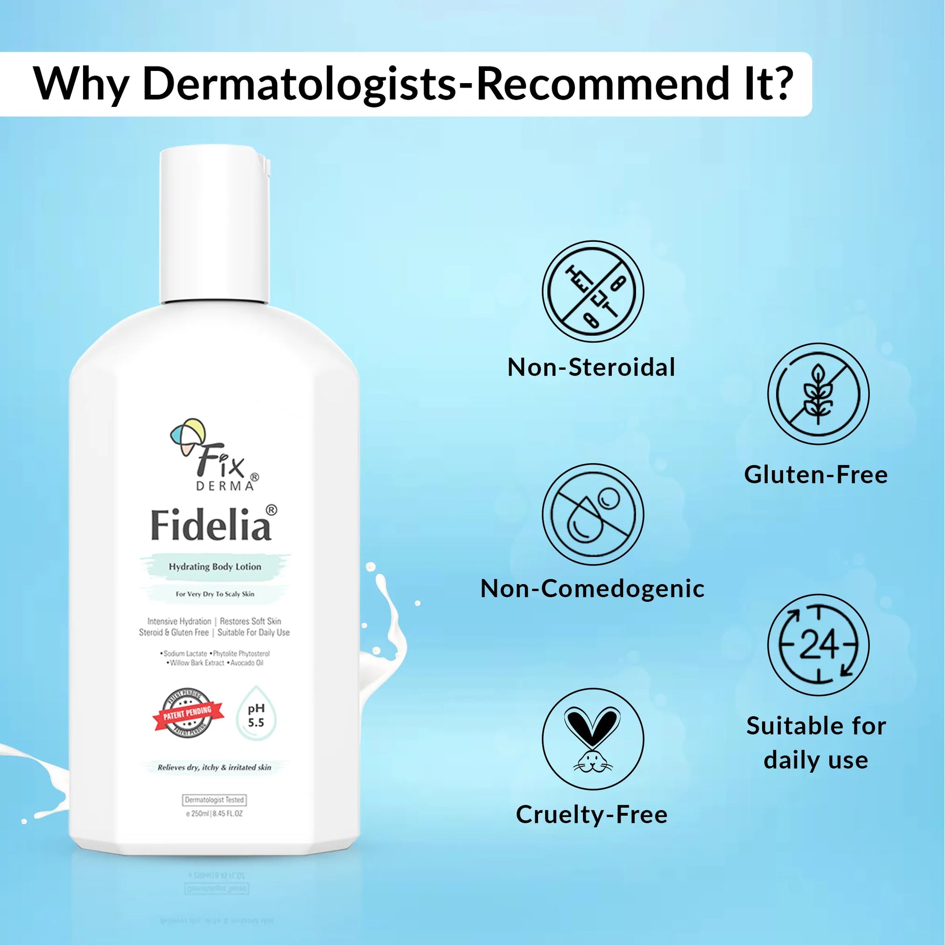 Fidelia Hydrating Body Lotion 250ml