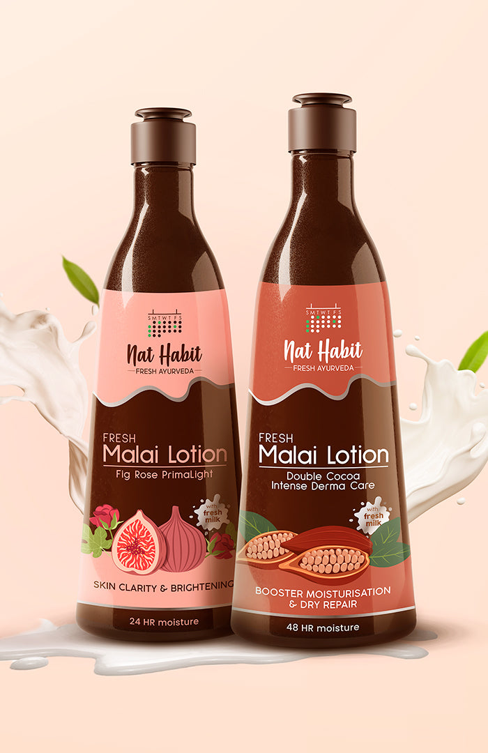 Fig Rose & Double Cocoa Malai Lotion 250ml × 2