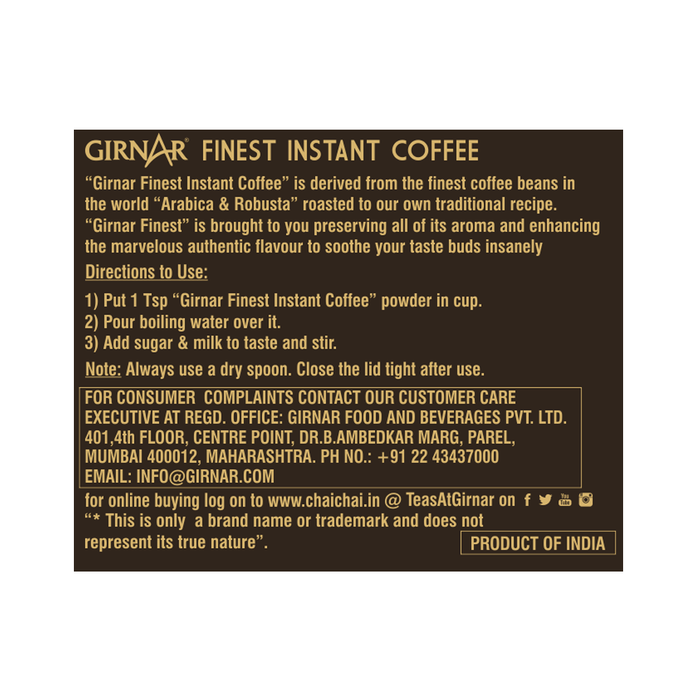 Finest Instant Coffee 50g