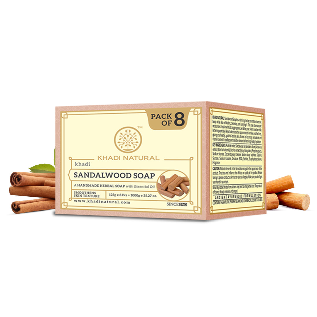 Sandalwood Soap Combo Pack Of 8 125gm Each