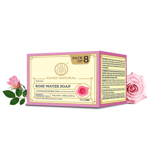 Rosewater Soap Combo Pack Of 8 125gm Each