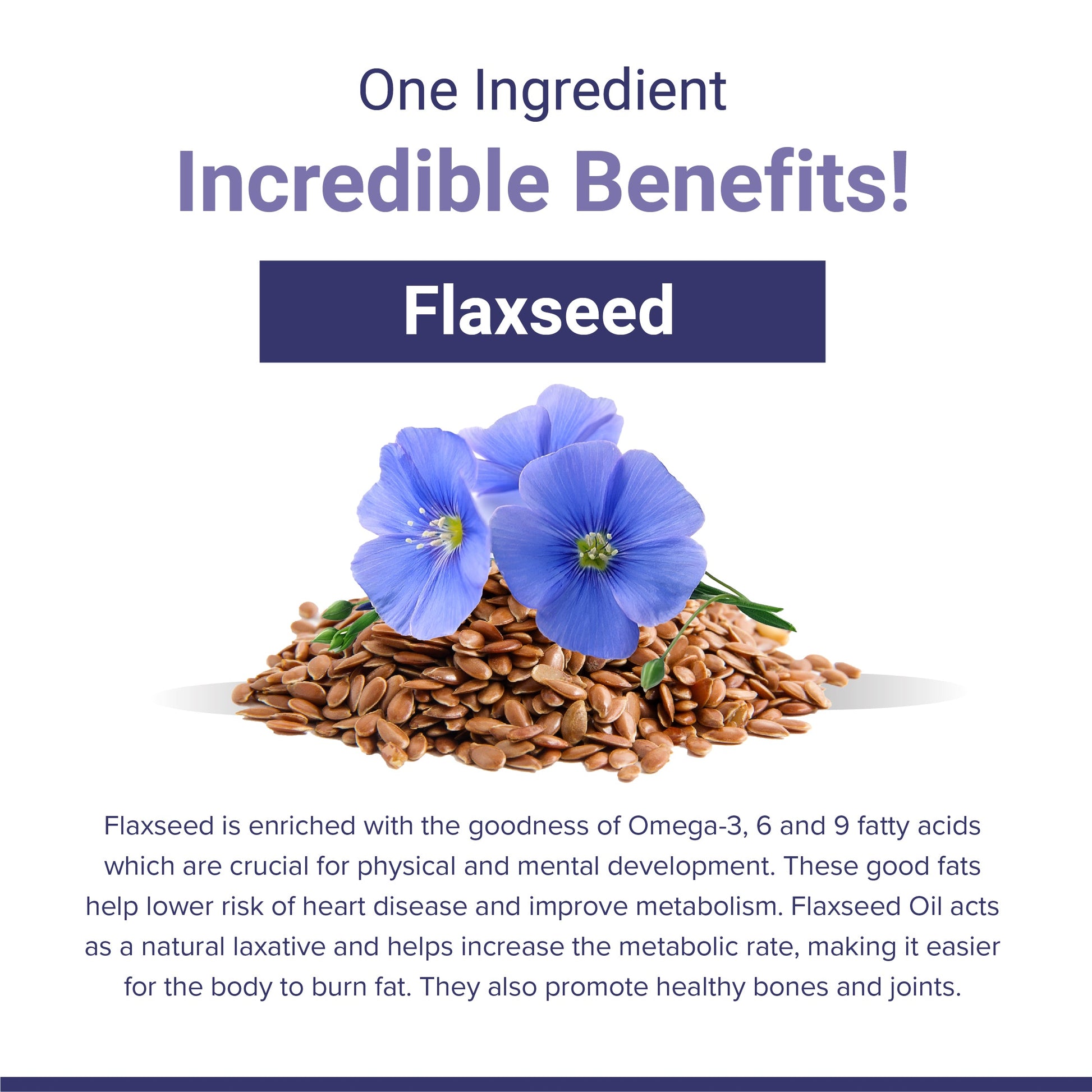 SupaSupp Flaxseed Oil Omega 3,6,9 | Essential Fatty Acids, Improves Metabolism, Heart And Brain Function | Health Supplement | 60 Veg Cap, 500 mg 500mg