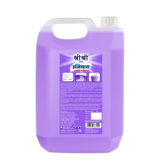 Ujjiyara Floor Cleaner Lavender Fresh - Long Lasting Freshness, 5 L 5L
