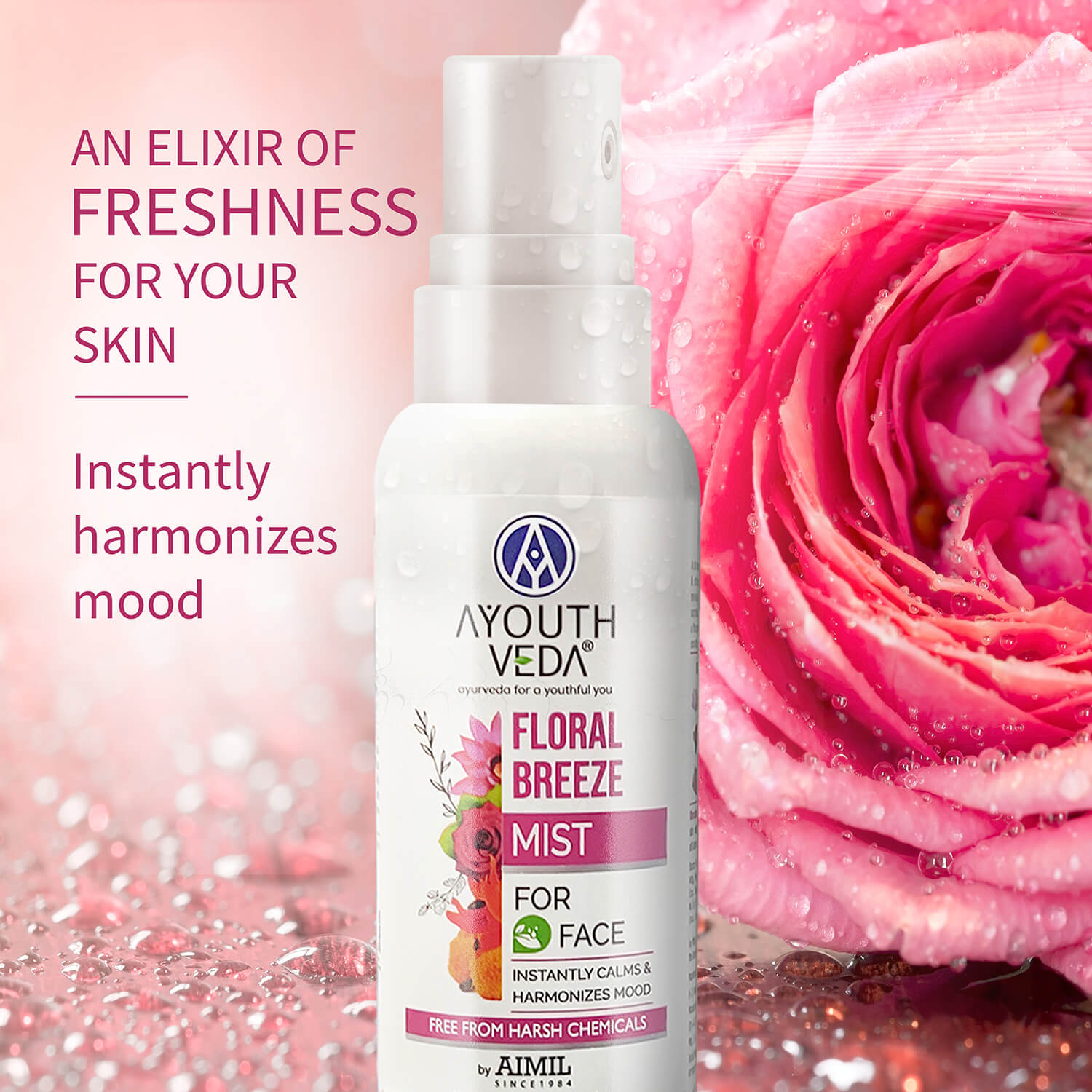 Floral Breeze Mist  to Keep Your Skin Hydrated All Day ( Net Qty-100ml) 100ml