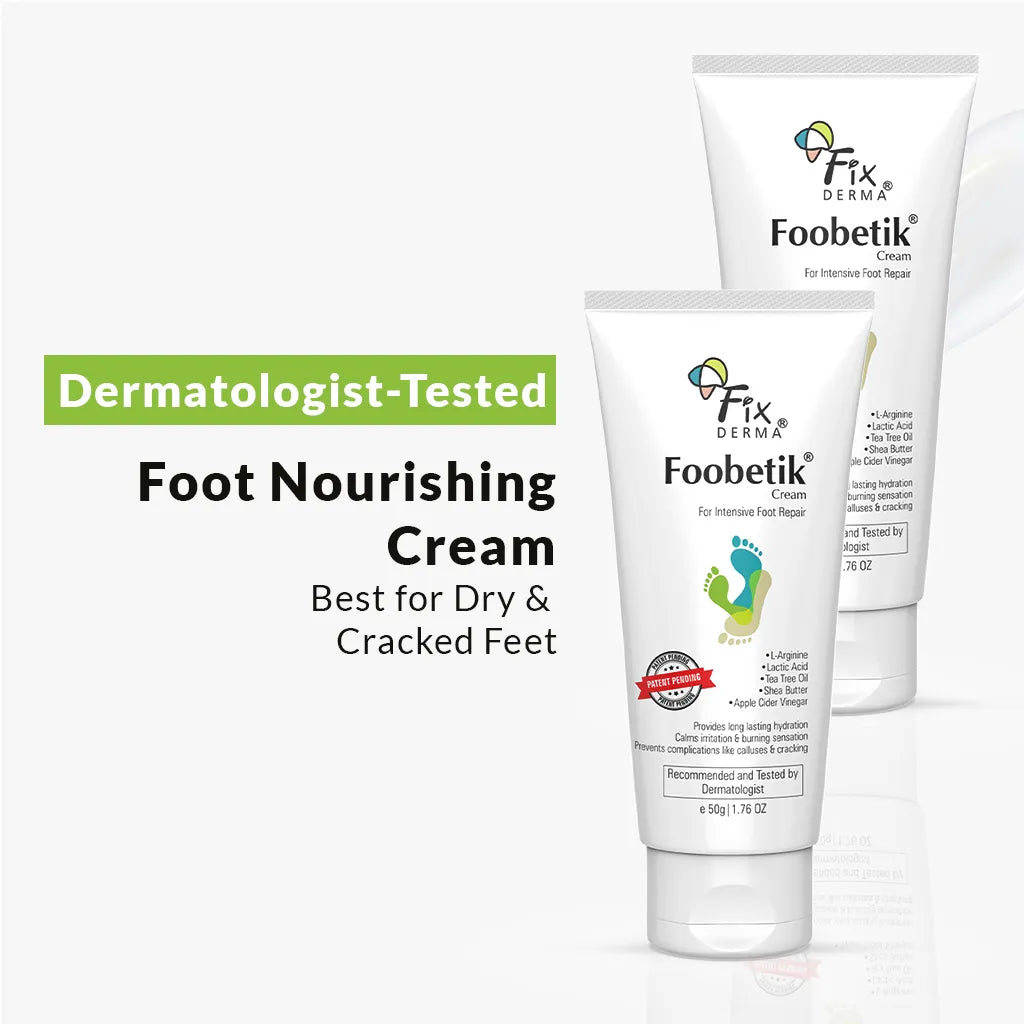 【Fixderma】 Foobetik Foot Cream 50g Pack of 2｜フーベティック フットクリーム 2個セット｜50gx2
