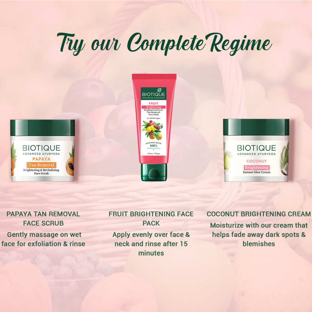 FRUIT Brightening Depigmentation & Tan Removal Face Pack 100ml