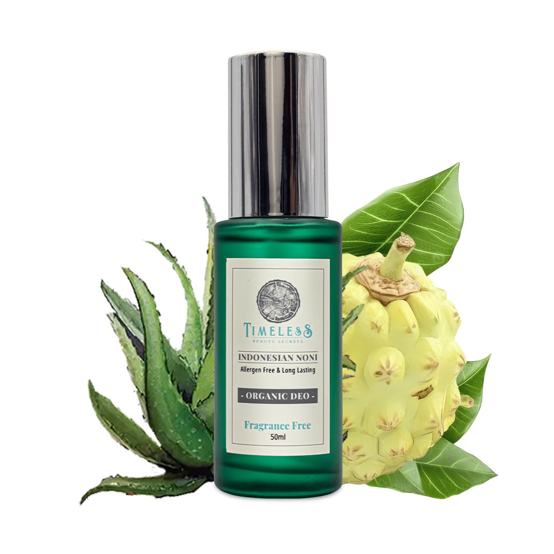 Indonesian Noni Organic Body Deodorant Fragrance Free 50ml