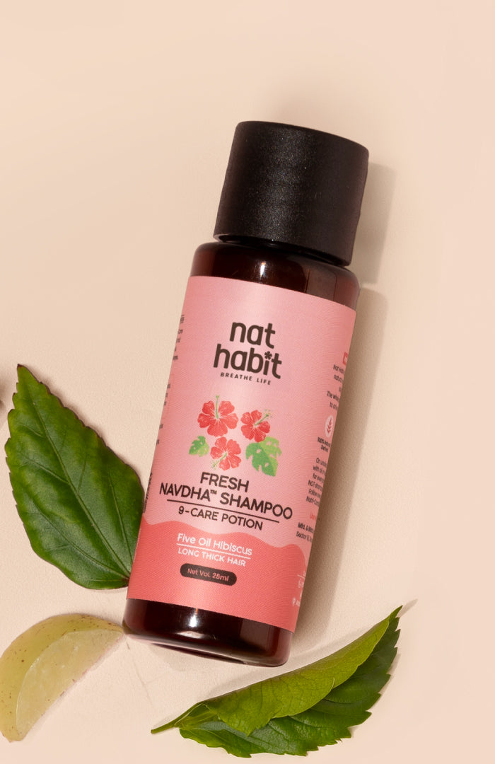 Five Oil Hibiscus Repair Navdha Shampoo Mini Pack 25ml × 1