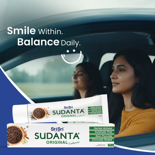 【Sri Sri Tattva】 Sudanta Original Toothpaste | Non - Fluoride | 100% Vegetarian | 200 g｜スダンタ オリジナル歯磨き粉 フッ素不使用 100%ベジタリアン 200g｜200g