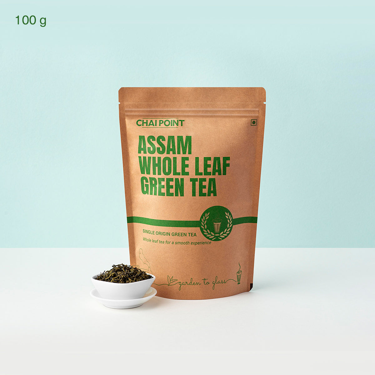 Assam Whole Leaf Green Tea – Pack of 2 (200g) 200g